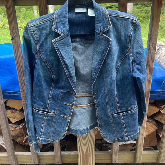 St. John’s Bay Jean Jacket - Picture 1 of 6
